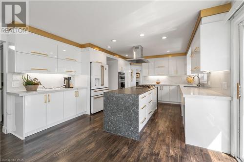 355 Edgehill Drive, Kitchener, ON - Indoor Photo Showing Kitchen With Upgraded Kitchen
