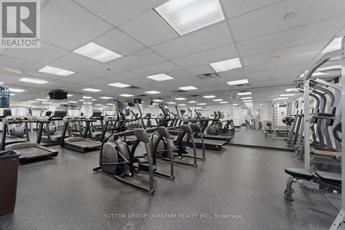 Ph102 - 325 Webb Drive, Mississauga, ON - Indoor Photo Showing Gym Room