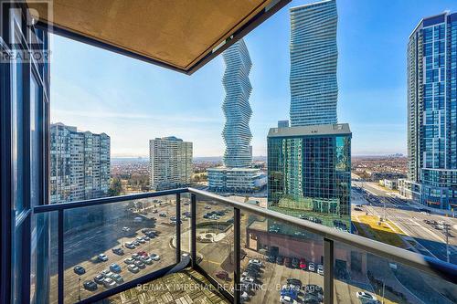 1502 - 330 Burnhamthorpe Road W, Mississauga, ON - Outdoor With View