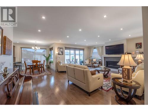 1952 Harris Drive, Penticton, BC - Indoor Photo Showing Living Room With Fireplace