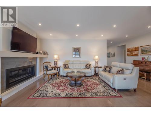 1952 Harris Drive, Penticton, BC - Indoor Photo Showing Living Room With Fireplace