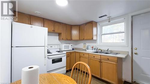 98 King Street, Tiverton, ON - Indoor Photo Showing Kitchen With Double Sink