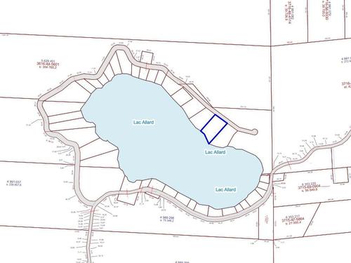 Plan (croquis) - Ch. Dénommé, Blue Sea, QC 