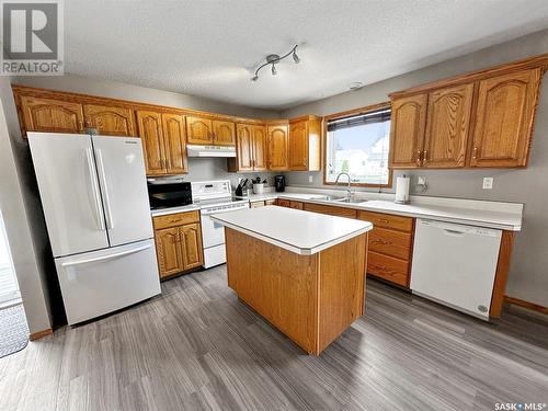 518 Colonel Otter Drive, Swift Current, SK - Indoor Photo Showing Kitchen With Double Sink