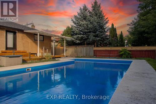 1424 Strathy Avenue, Mississauga, ON - Outdoor With In Ground Pool