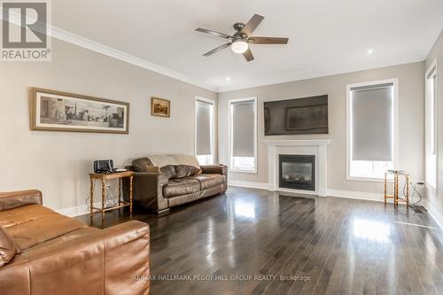 35 Royal Park Boulevard, Barrie, ON - Indoor Photo Showing Living Room With Fireplace