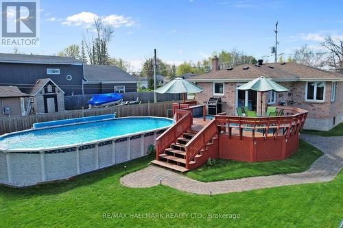 114 Riverglen Drive, Georgina, ON - Outdoor With Above Ground Pool With Backyard