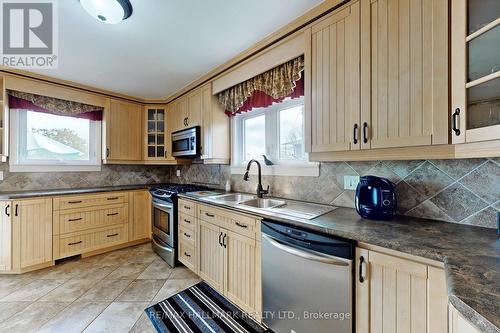 114 Riverglen Drive, Georgina, ON - Indoor Photo Showing Kitchen With Double Sink