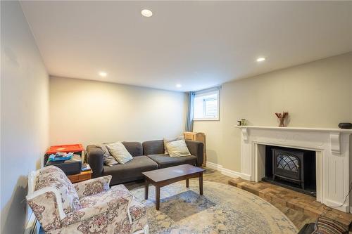 46 Mountain Brow Boulevard, Hamilton, ON - Indoor Photo Showing Living Room With Fireplace