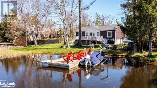 37 Mintens Lane, Port Severn, ON - Outdoor With Body Of Water With Deck Patio Veranda