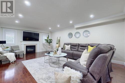 21 Argent Street, Clarington, ON - Indoor Photo Showing Living Room With Fireplace