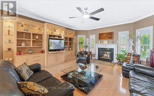 56 Adirondack Drive, Vaughan, ON - Indoor Photo Showing Living Room With Fireplace