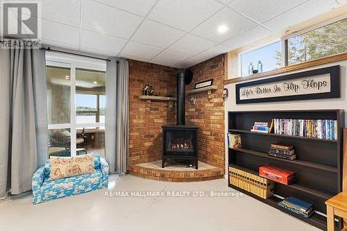 247 Blue Jay Road, French River, ON - Indoor With Fireplace