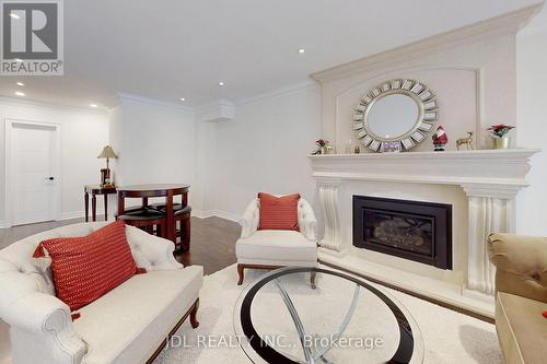 327 Mckee Avenue, Toronto, ON - Indoor Photo Showing Living Room With Fireplace