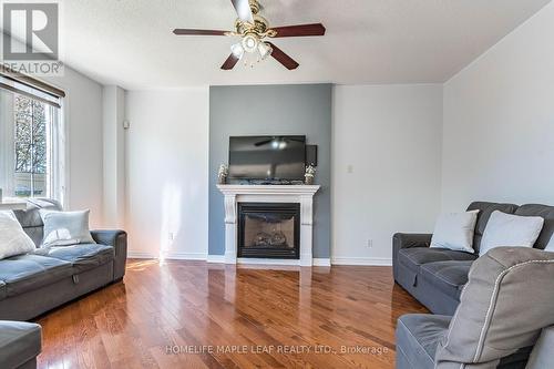 17 Matagami Street, Brampton, ON - Indoor Photo Showing Living Room With Fireplace