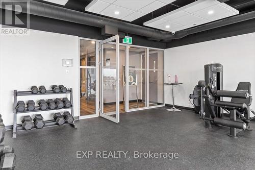 1407 - 60 Frederick Street, Kitchener, ON - Indoor Photo Showing Gym Room