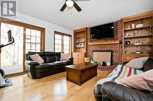 224 Park Avenue, East Gwillimbury, ON - Indoor Photo Showing Living Room With Fireplace