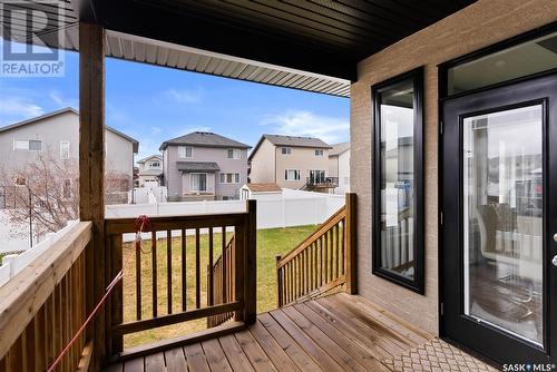 5281 Aviator Crescent, Regina, SK - Outdoor With Deck Patio Veranda With Exterior