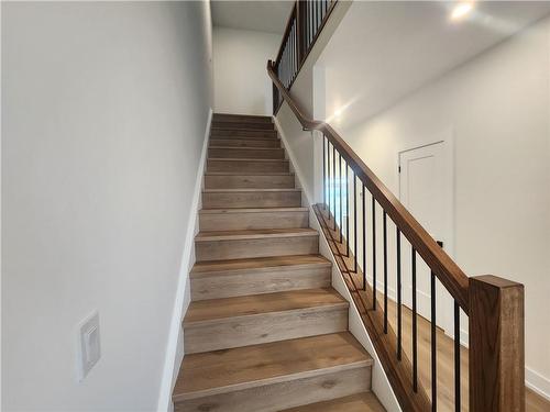 Upgraded Vinyl Covered Staircase - 242 Lafayette Street, Jarvis, ON - Indoor Photo Showing Other Room