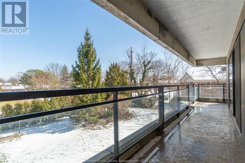 5125 Riverside East Unit# 203, Windsor, ON - Outdoor With Balcony With Exterior