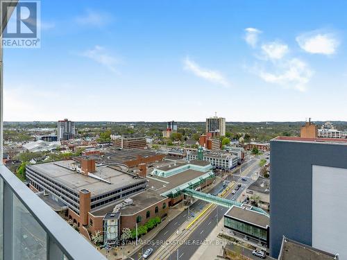 1610 - 60 Frederick Street, Kitchener, ON - Outdoor With Balcony With View
