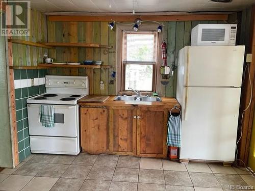 120 King Street, Chipman, NB - Indoor Photo Showing Kitchen With Double Sink