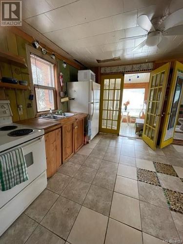 120 King Street, Chipman, NB - Indoor Photo Showing Kitchen With Double Sink