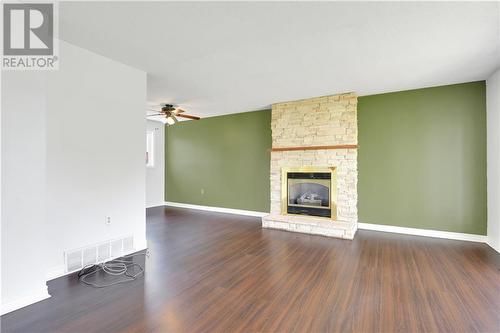 835 Kedrosky Drive, Renfrew, ON - Indoor Photo Showing Living Room With Fireplace
