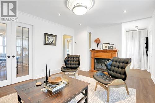 83 Harry Street, Renfrew, ON - Indoor Photo Showing Living Room With Fireplace