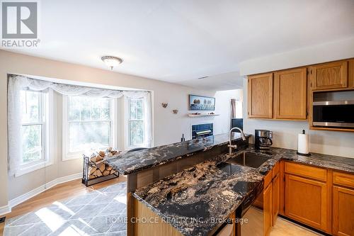 A5 - 1651 Nash Road, Clarington, ON - Indoor Photo Showing Kitchen With Fireplace
