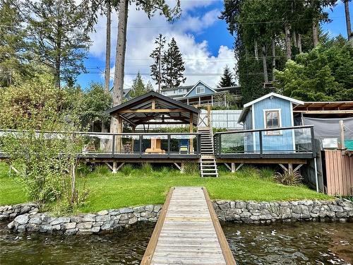 2239 Shawnigan Lake Rd, Shawnigan Lake, BC - Outdoor With Body Of Water With Deck Patio Veranda