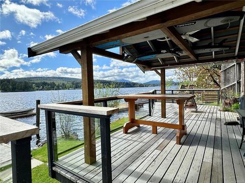 2239 Shawnigan Lake Rd, Shawnigan Lake, BC - Outdoor With Body Of Water With Deck Patio Veranda With Exterior