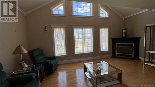 2 Roland J. Martin Street, Saint-Léonard, NB - Indoor Photo Showing Living Room With Fireplace