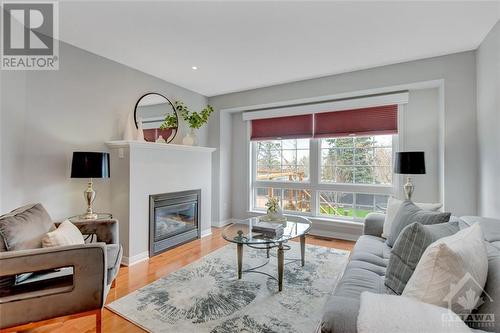 78 Hawktree Ridge, Ottawa, ON - Indoor Photo Showing Living Room With Fireplace