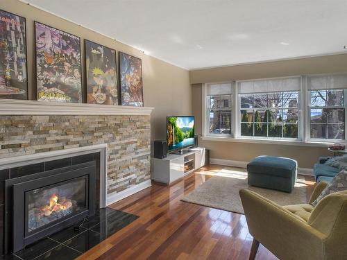 209 Winnipeg Avenue, Thunder Bay, ON - Indoor Photo Showing Living Room With Fireplace