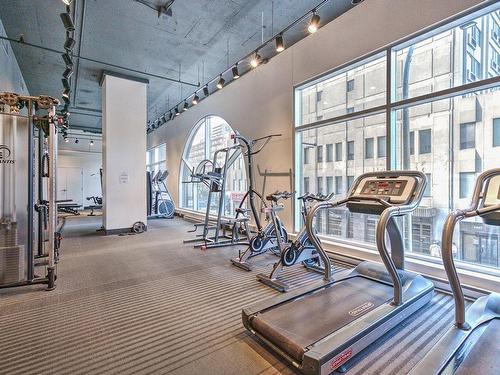 Exercise room - 1807-1390 Rue Du Fort, Montréal (Ville-Marie), QC - Indoor Photo Showing Gym Room