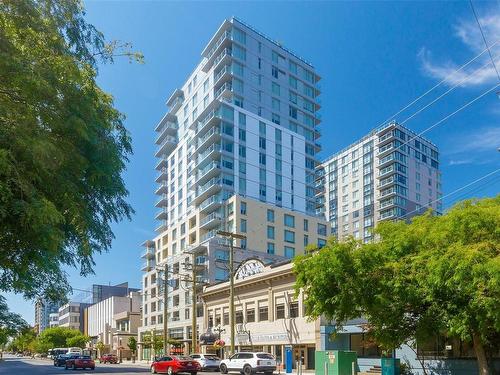 1204-848 Yates St, Victoria, BC - Outdoor With Facade