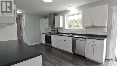 135 Baxter Avenue, Kitimat, BC - Indoor Photo Showing Kitchen With Double Sink