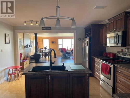 23 Westmount Road, Corner Brook, NL - Indoor Photo Showing Kitchen With Double Sink