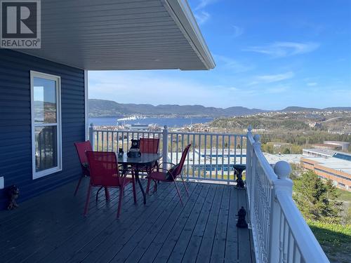 23 Westmount Road, Corner Brook, NL - Outdoor With Deck Patio Veranda With View