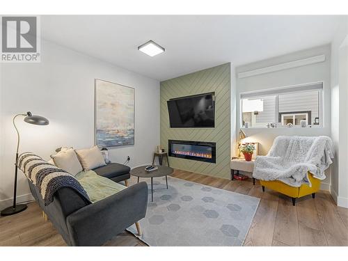 2838 Copper Ridge Drive, West Kelowna, BC - Indoor Photo Showing Living Room With Fireplace