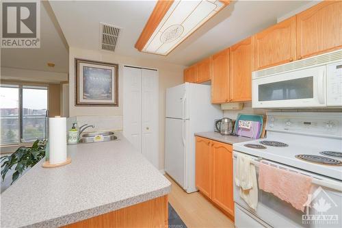 310 Central Park Drive Unit#8N, Ottawa, ON - Indoor Photo Showing Kitchen With Double Sink