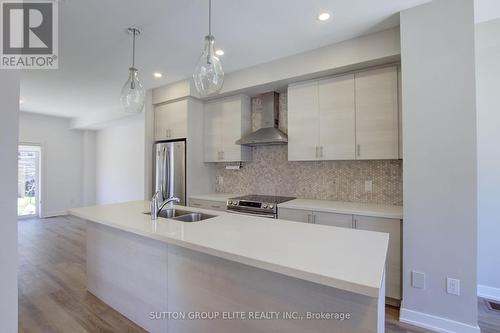 16 Mulhollard Lane, Hamilton (Ancaster), ON - Indoor Photo Showing Kitchen With Double Sink With Upgraded Kitchen