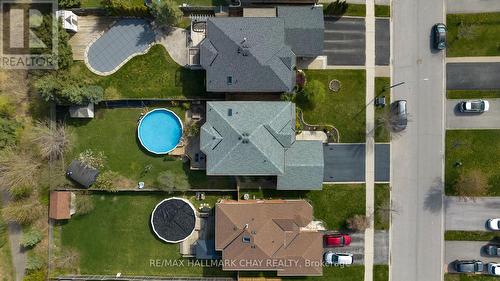 106 Bourbon Circle, Barrie, ON - Outdoor With Above Ground Pool With View