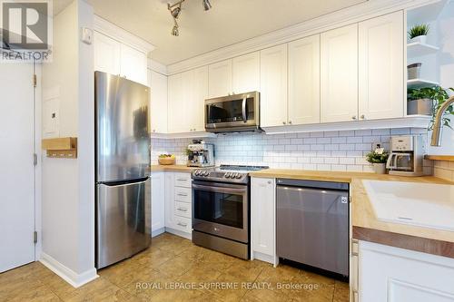 610 - 1029 King Street W, Toronto, ON - Indoor Photo Showing Kitchen With Stainless Steel Kitchen