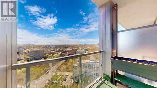 2611 - 18 Graydon Hall Drive, Toronto, ON - Outdoor With Balcony With View