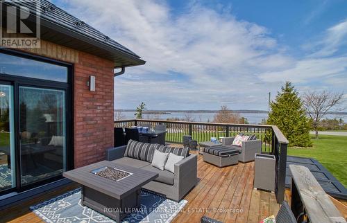5387 Sutter Creek Drive, Hamilton Township, ON - Outdoor With Body Of Water With Deck Patio Veranda With View With Exterior