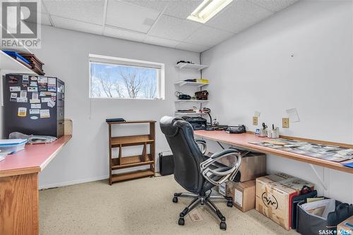 208 Bird Street, Loreburn, SK - Indoor Photo Showing Office