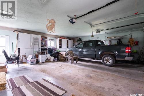 208 Bird Street, Loreburn, SK - Indoor Photo Showing Garage