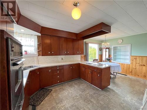 313 Rte 560, Jacksonville, NB - Indoor Photo Showing Kitchen With Double Sink